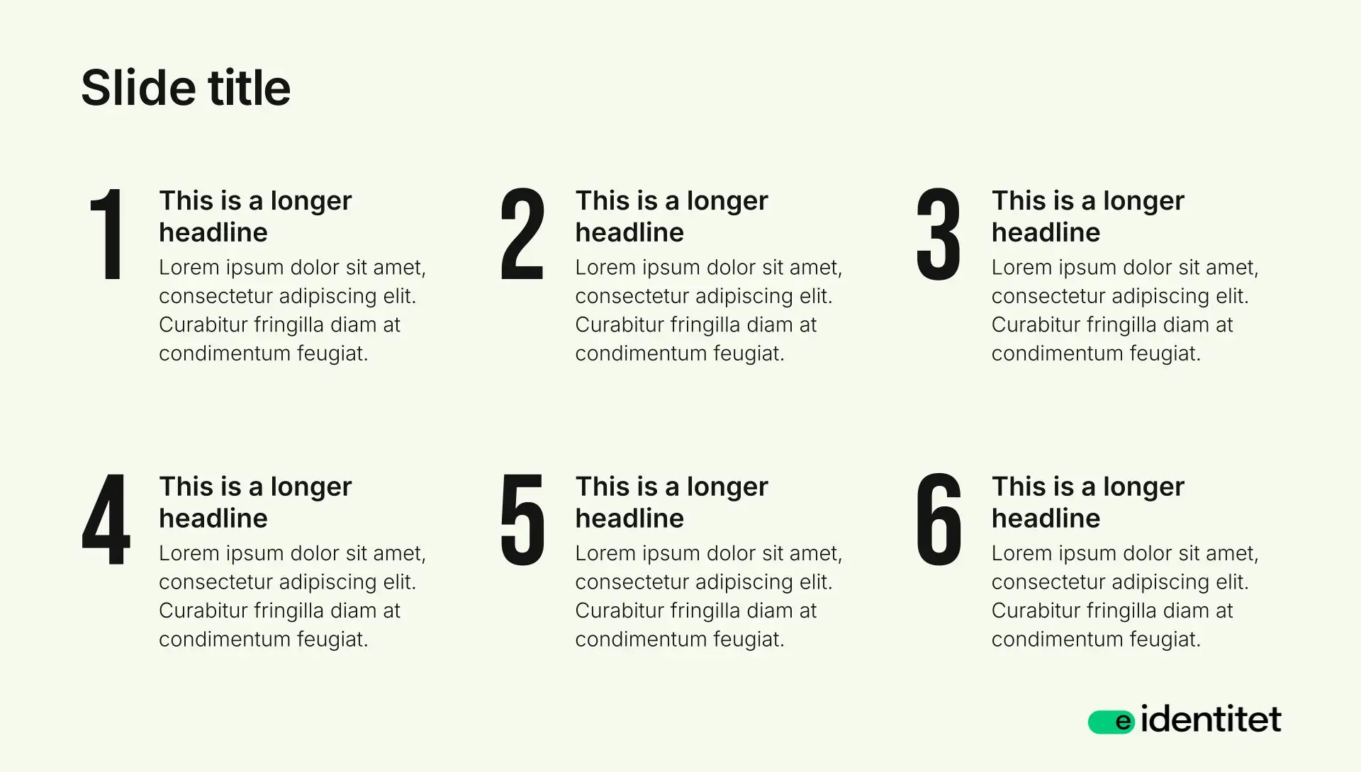 E-identitet Presentation Template (5)